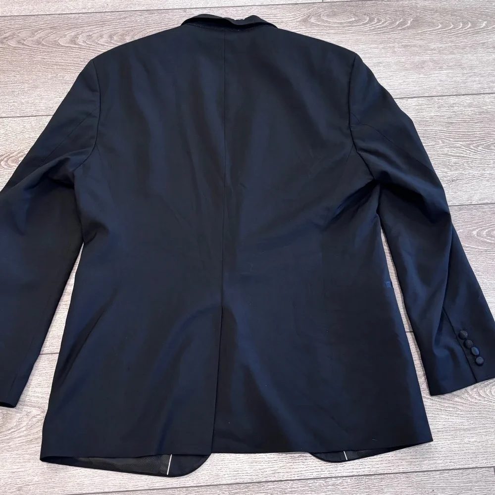 Hugo Boss Tuxedo Blazer Mens 46R Black Formal Jacket The Stars75/Glamour3 - Picture 5 of 10